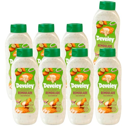 Develey – Gourmet Remoulade – 8er Pack (8 x 875ml) – Mit Gurke und Kräutern von Develey