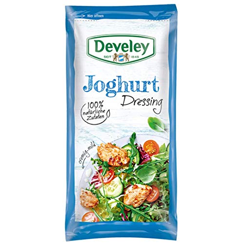 Develey Joghurt Dressing mit 100% natürlichen Zutaten 14x 75 ml Beutel von Develey