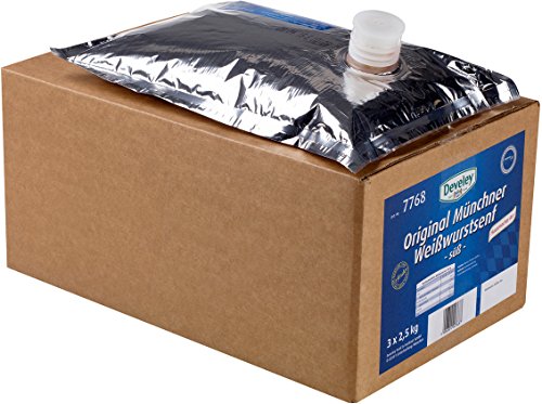 Develey Original Münchner Weißwurstsenf BiB, 3er Pack (3 x 2.5 kg) von Develey