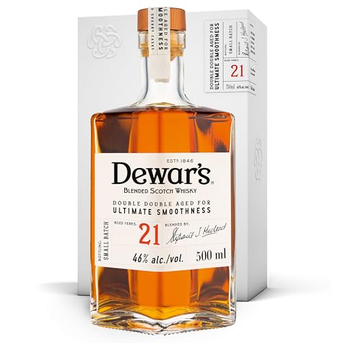 Dewar's 21 Years Old Double Double Aged Blended Scotch Whisky 46% Vol. 0,5l in Geschenkbox von Dewar's