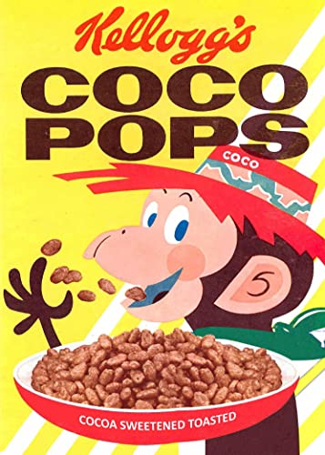 Vintage Kelloggs Coco Pops Geschirrtuch von Kellogg's