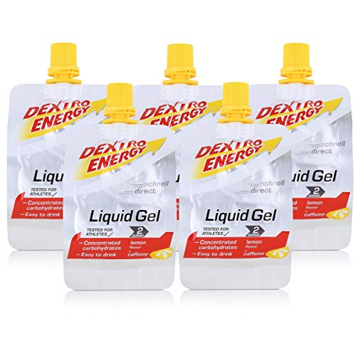 Dextro Energy Liquid Gel Lemon + Caffeine 60ml (5er Pack) von Dextro Energy