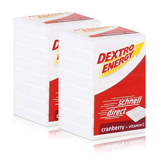 Dextro Energy Traubenzucker Cranberry 46g (2er Pack) von Dextro Energy