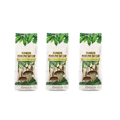 3x Di Biase Funghi Porcini Secchi Getrocknete Steinpilze Pilze Beutel mit 20g von Di Biase