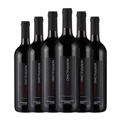 Di Camillo Colli di Poggiofiorito Montepulciano Montepulciano d'Abruzzo 75 cl Rotwein (Karton mit 6 Flaschen von 75 cl) von Di Camillo Vini