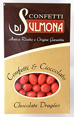 Dragées von Sulmona - Ciocomandorla, doppelte Schokolade, Rot - 500 gr von Di Sulmona Confetti
