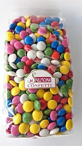 Dragées von Sulmona - Schokolinsen (Smarties), Zufallsfarben - 1000 gr von Di Sulmona Confetti