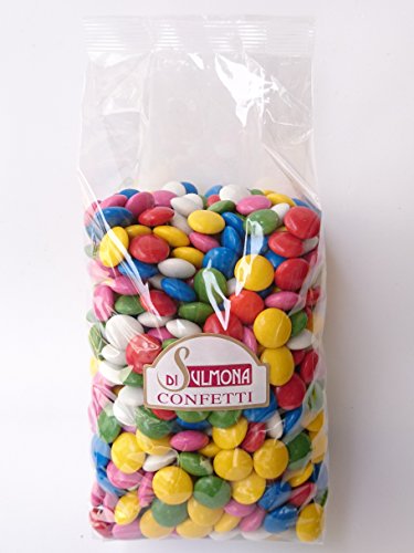 Dragées von Sulmona - Schokolinsen (Smarties), Zufallsfarben - 500 gr von Di Sulmona Confetti