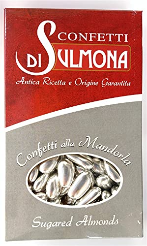 Dragées von Sulmona - Silberhochzeit - Silber Dragées mit Mandeln - 1000 gr von Di Sulmona Confetti