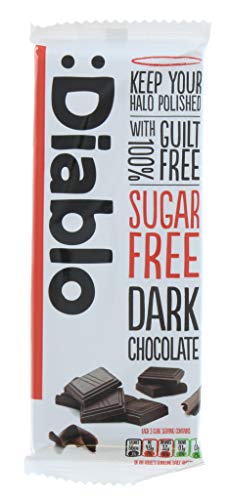 Diablo - Zuckerfreie Schokolade 85g Tafel Dark Chocolate von Diablo