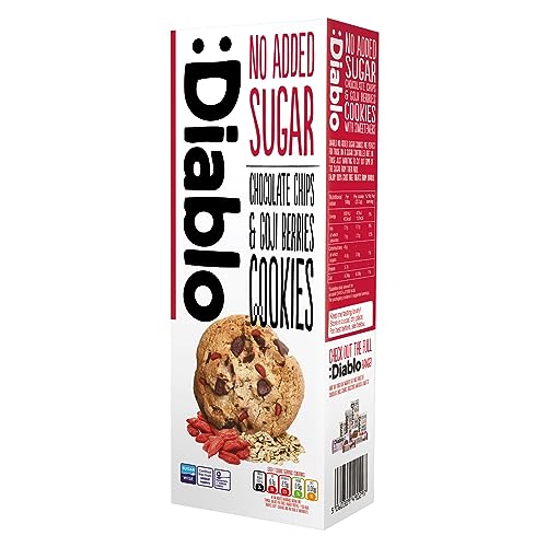 No Added Sugar Chocolate Chip and Goji Berries Cookies - 135g von Diablo