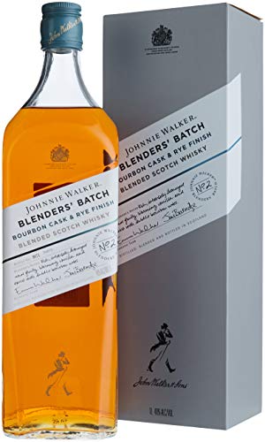 Johnnie Walker BLENDERS' BATCH Bourbon Cask & Rye Finish mit Geschenkverpackung (1 x 1 l) von Diageo