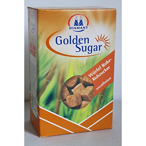 Diamant Golden Sugar Würfel Rohrzucker (500g Packung) von Diamant