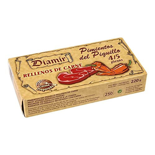 Diamir Pimientos del Piquillo - kleine Paprikaschoten mit Fleisch gefüllt von Diamir