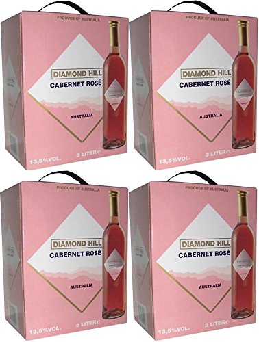 4 x DIAMOND HILL SHIRAZ ROSÉ Bag in Box 3 Ltr. 13,5% Incl. Goodie von Flensburger Handel von Diamond Hill