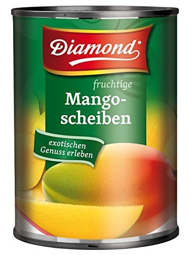 [ 6x 425g/ 230g ATG ] DIAMOND Mangofrüchte Scheiben / Mango-Früchte von Diamond