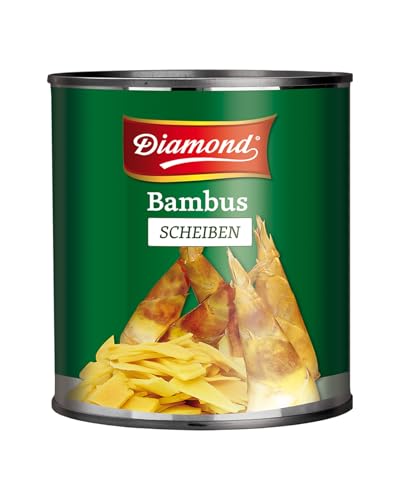 DIAMOND Bambusscheiben, eingelegtes Asia Gemüse im Glas, geeignet für Wok-Gerichte, low carb - 1 x 2,84 kg von Diamond