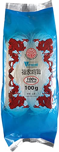 DIAMOND Glasnudeln, Lang, Lungkou Vermicelli, 100 G (Packung mit 10) von Diamond