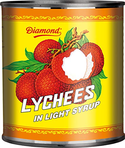 DIAMOND Lychees in leichtem Sirup, für exotischen Fruchtsalat und Desserts - 1 x 2840 g von Diamond