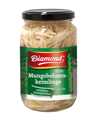 DIAMOND Mungobohnenkeimlinge in Lake, für Currys und Wokgerichte - 6 x 330 g von Diamond