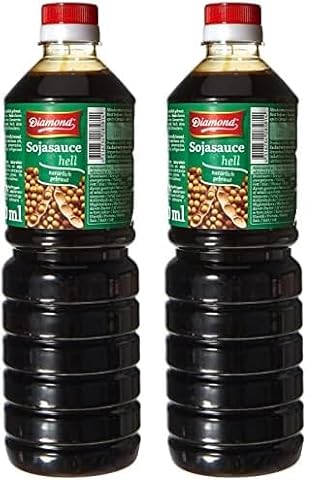 DIAMOND Sojasauce Hell, 1000ml (Packung mit 2) von Diamond