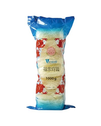 DIAMOND Glasnudeln, lange Glasnudeln, von Natur aus vegan und glutenfrei - 1 x 1000 g von Diamond