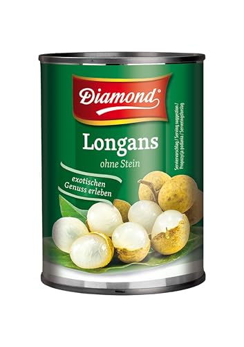 DIAMOND Longans ohne Stein, für Desserts, Suppen und Süß-Saure Speisen - 6 x 580 ml von Diamond