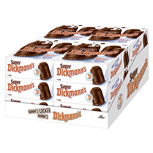 Super Dickmann's (12 x 9er Packung) / Große, schokoladige Schaumküsse mit Waffel von Dickmann’s