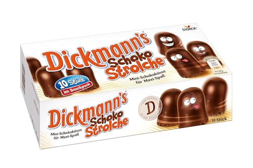 mini Dickmann's Schaumküsse 9 x 10-er Frischebox (9 x 83 g) – Schokoküsse mit lockerem Schaum, knuspriger Waffel und umhüllt von Vollmilch-Schokolade von Dickmann’s