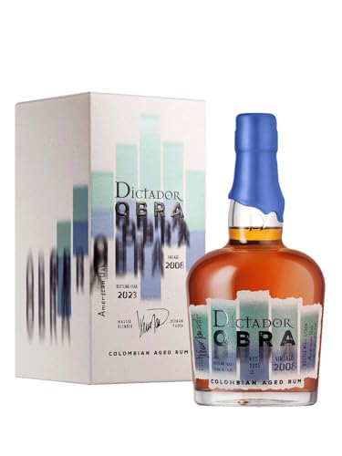 DICTADOR Rum Obra 700 ml Limited Edition Premium Spirituosen aus Kolumbien 42% Vol Geschenkidee Aromatischer Carribean Rum 15 Jahre Trocken | 1er Pack von Dictador