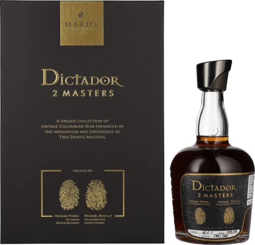 Dictador 2 MASTERS 1975/77 40-42 Years Old Hardy Finish 2nd Release 42,1% Vol. 0,7l in Geschenkbox von Dictador
