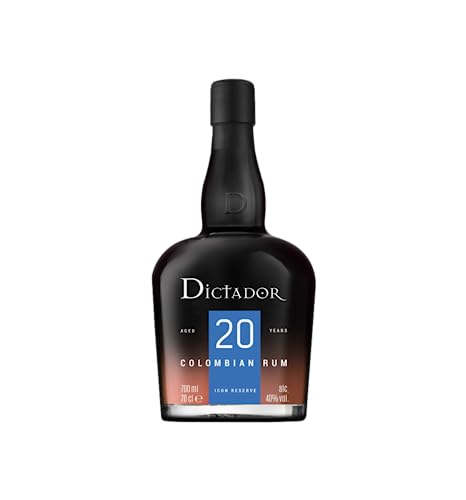 Dictador 20 Years Colombian Aged Rum 40% Vol. 700 ml Geschmack von Kirsche, Karamell und Vanille von Dictador