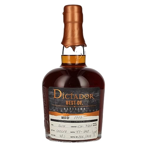 Dictador BEST OF 1977 ALTISIMO Colombian Rum Limited Release (1 x 0.7 l) von Dictador