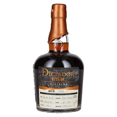 Dictador BEST OF 1981 ALTISIMO Colombian Rum Limited Release (1 x 0.7 l) von Dictador