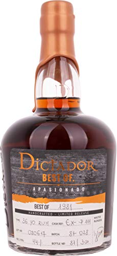 Dictador BEST OF APASIONADO Colombian Rum Limited Release (1 x 0.7 l) von Dictador