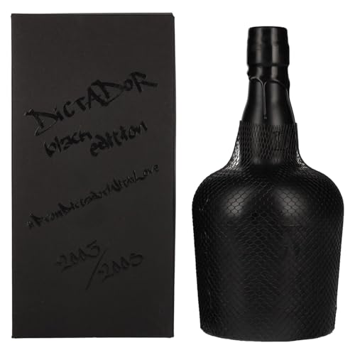 Dictador BLACK EDITION Colombian Aged Rum 40% Vol. 0,7l in Geschenkbox von Dictador