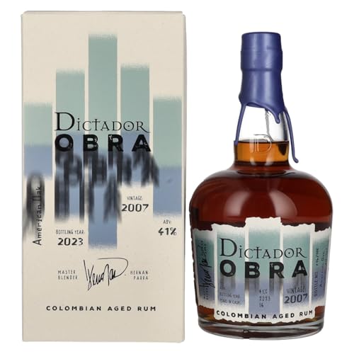 Dictador OBRA VINTAGE 16 Years Old AMERICAN OAK CASK Rum 2007 41% Vol. 0,7l in Geschenkbox von Dictador