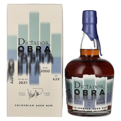 Dictador OBRA VINTAGE 23 Years Old AMERICAN OAK CASK Rum 2000 42% Vol. 0,7l in Geschenkbox von Dictador