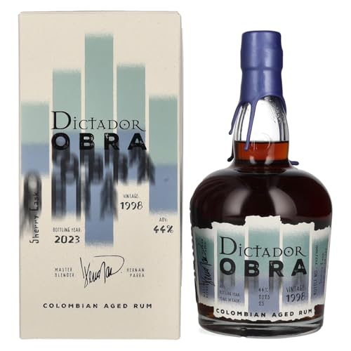 Dictador OBRA VINTAGE 25 Years Old SHERRY CASK Rum 1998 44% Vol. 0,7l in Geschenkbox von Dictador