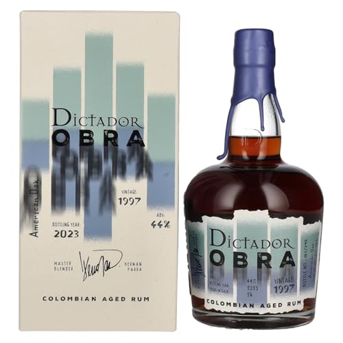 Dictador OBRA VINTAGE 26 Years Old AMERICAN OAK CASK Rum 1997 44% Vol. 0,7l in Geschenkbox von Dictador