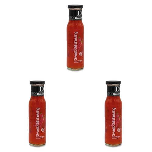 Didden Dressing 240ml – Sweet Chili Dressing – Salatdressing, Speisedressing, auch passend für Fleisch und Fisch (Packung mit 3) von Didden