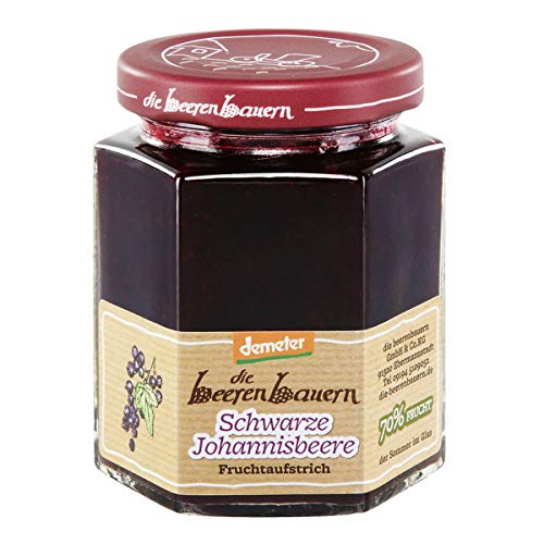 Schwarze Johannisbeere Fruchtaufstrich von Die Beerenbauern