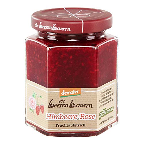 die beerenbauern - Himbeere-Rose Fruchtaufstrich - 200 g - 6er Pack von Die Beerenbauern