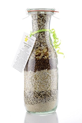 veganes Vital-Brot (glutenfrei) in 1040 ml Weckglas ideal als Geschenk von Die Hobbyküche