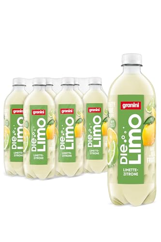 Die Limo von granini Limette-Zitrone (6 x 0,5L), natürlich erfrischend, aus echten Früchten, ohne Süßungsmittel und Konservierungsstoffe, vegan von Die Limo von granini