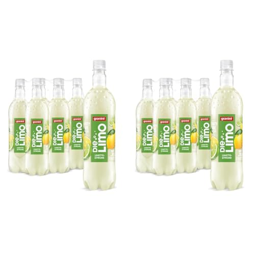 Die Limo von granini Limette-Zitrone (6x 1l), natürlich erfrischend, mit Geschmack aus echten Früchten, ohne Süßungsmittel und Konservierungsstoffe, vegan (Packung mit 2) von Die Limo von granini