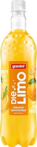 Die Limo von granini Orange-Lemongras (1x 1l), natürlich erfrischend, mit Geschmack aus echten Früchten, ohne Süßungsmittel und Konservierungsstoffe, vegan von Die Limo von granini