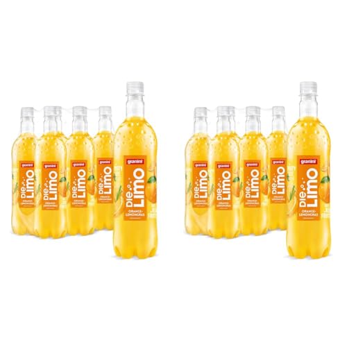 Die Limo von granini Orange-Lemongras (6x 1l), natürlich erfrischend, mit Geschmack aus echten Früchten, ohne Süßungsmittel und Konservierungsstoffe, vegan (Packung mit 2) von Die Limo von granini