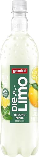 Die Limo von granini Zitrone-Minze (1x 1l), natürlich erfrischend, mit Geschmack aus echten Früchten, ohne Süßungsmittel/Konservierungsstoffe, 50% weniger Zucker als "Die Limo Limette-Zitrone", vegan von Die Limo von granini