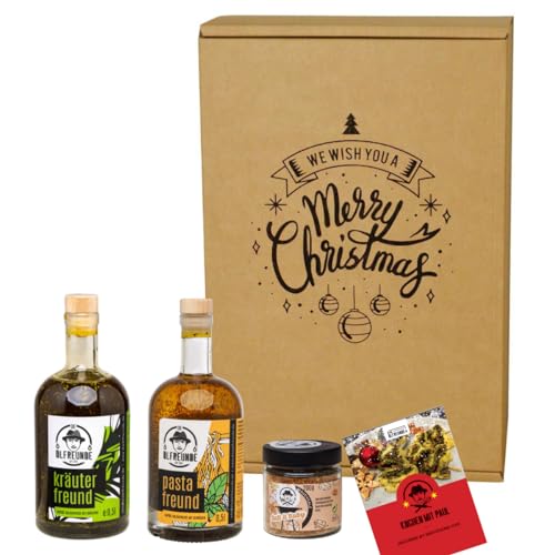 Die Ölfreunde Weihnachtsbox Christmas Wishes Geschenk Weihnachten Feinschmecker regional von Die Ölfreunde